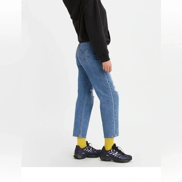 Levi's Ribcage Straight Ankle Medium Wash Size 28x27 - Picture 2 of 9